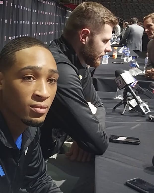Dajuan Harris at Big 12 Media Days